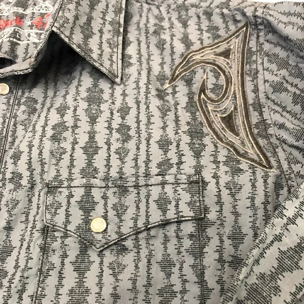 Rock 47 mens button down shirt. Size large